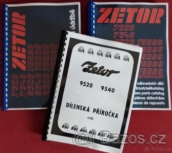 ZETOR 7520 - 10540 PŘÍRUČKY
