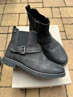 Kozačky dívčí nízké kožené Lasocki vel.35