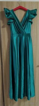 Zelené plesové šaty