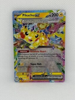 Pokémon karta Pikachu ex 057/191 – Surging Sparks – ORIGINÁL
