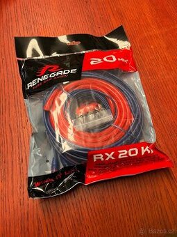 Kabelová sada pro autohifi Renegade RX20 KIT (20mm²) - NOVÁ