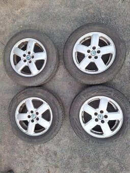 Prodam origo alu kola.skoda octavie 1 5x100 r15