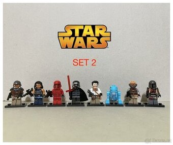 Rôzne figúrky Star Wars 1 (8ks) typ lego - nové