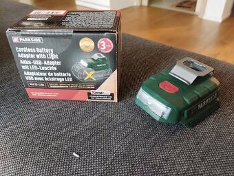 PARKSIDE Adaptér na akumulátor PAA 20-Li B2 nabíječka USB