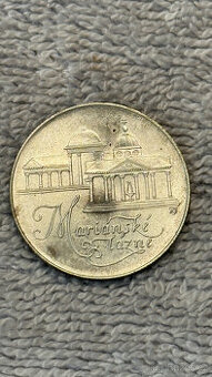 Stříbrná mince ČSR 50 Kčs 1991 Mariánské Lázně (Ag 500)