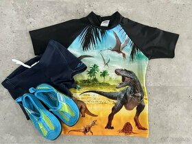 plavkové tričko+plavky-+boty do vody