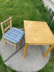 židlička a stoleček /židle a stůl Ikea Svala - 1
