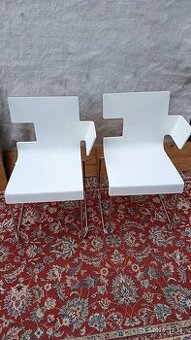 Židle italského designu ,2ks