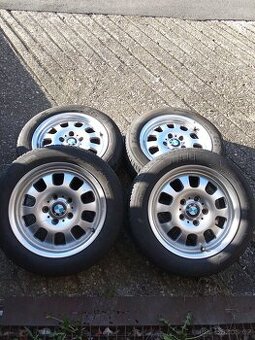 Originál alu kola BMW e46 + letní pneu - 1