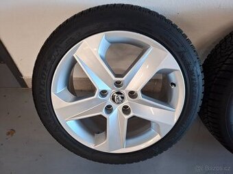 Alu kola Octavia III RS Dorado se zimním Pneu 22/5/45/17