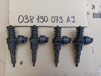 4x VSTŘIK - č. 038130073AJ - VW / ŠKODA 1.9TDi 74KW ATD