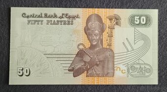 Egypt - 50 Piastres bankovka, 2017, UNC