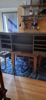 Dřevěný nástavec na stůl Hemnes