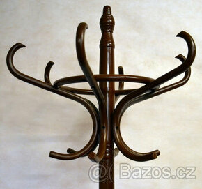 Stojací dřevěný podlahový věšák z masivu THONET/TON masiv