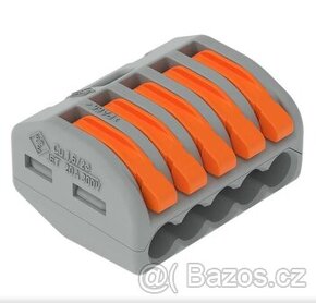 Krabicová svorka WAGO 5x0,08-4mm 222-415