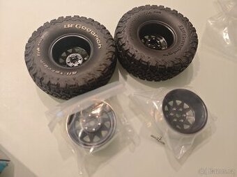 Beadlocky s offsetem 1.9 injora kovové RC Kola