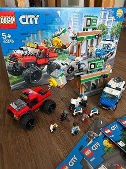 LEGO CITY 60245 KOMPLETNÍ - Loupež s monster truckem