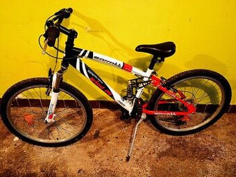 Celoodpružené dětské kolo 24