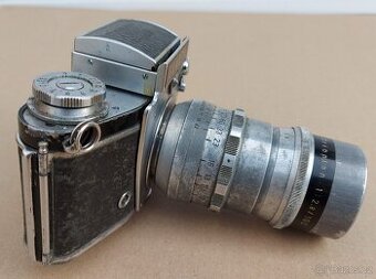 Objektiv Meyer Görlitz Trioplan 100 f2,8 + Exakta Varex IIa