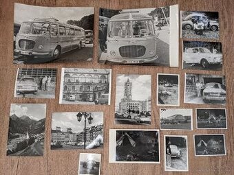 22 kusů starých fotek s auty