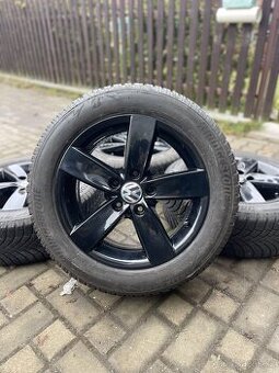 ORIGINÁL Alu Volkswagen, Škoda R16, 5x112 - TOP STAV, ZIMNÍ