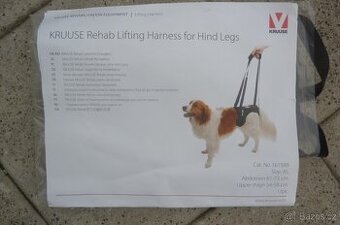 rehabilitační postroj KRUUSE pro psa prodám za 400 Kč