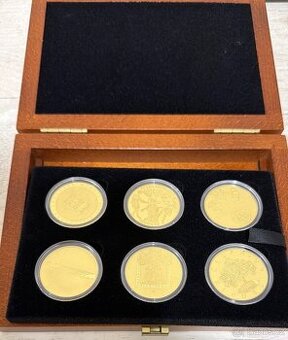 Zlato / kompletní sada čnb mimořádné ražby 6x1oz
