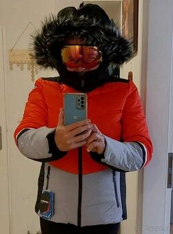 Dámská zimní bunda Icepeak Electra - coral red XL / 42