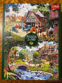 Puzzle 2x500 dílků