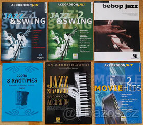 Noty jazz na akordeon - nové