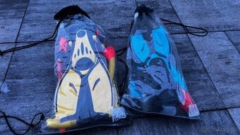 Dětské ploutve 2 sady se šnorchlem