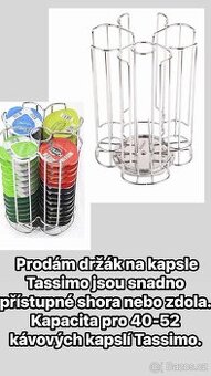 Kovový držák na kapsle