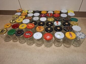 Sklenice na zavařování, na med,... (80 ks)