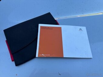 Servisní kniha Citroën + desky na palubní literaturu