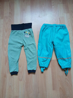 nepromokavé kalhoty vel. 86/92