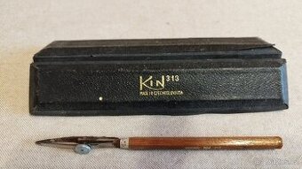 Retro technické pero / rydlo KIN 313 – Made in Czechoslovaki