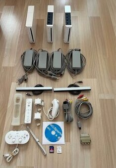 3x Nintendo Wii set s podporou Nintendo GameCube