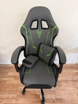 ⸻  Herní židle ST RACER s podnožkou