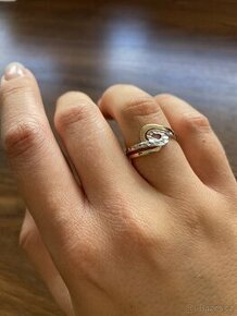Zlatý dámský prsten - 1