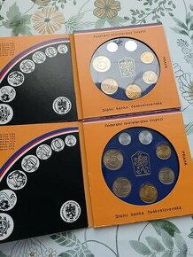 Sada oběžných mincí Československo 1989