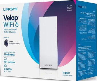 WiFi 6 router Linksys Velop MX4200 Mesh TriBand Gigabit USB+