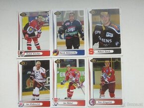 Hokejové kartičky OFS LIGA 2000-01 -cena za vše