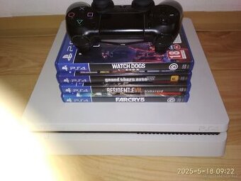 PlayStation 4 Slim 500gb+hry