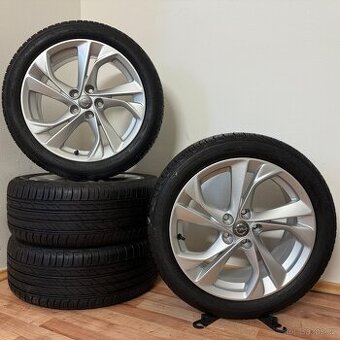 OPEL ASTRA K 5x105 R17 ET44+LETNÍ 225/45R17 7,5mm