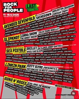 Rock for people (4 dny + Guns N’ Roses)