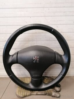 Peugeot 206 kožený volant