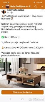 Konferenční stolek