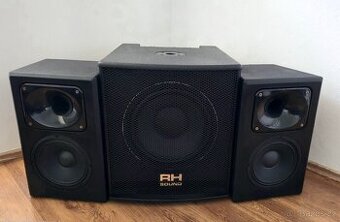 Reprobox PA set, 1x 12"woofer/2x sat=8" středobas + 1"dri - 1