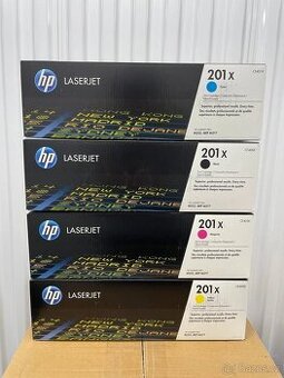 Sada 4 Ks nových tonerů HP 201x + doklad