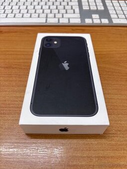 Apple iPhone 11 - 64GB Černý - baterie 98% - jako Nový